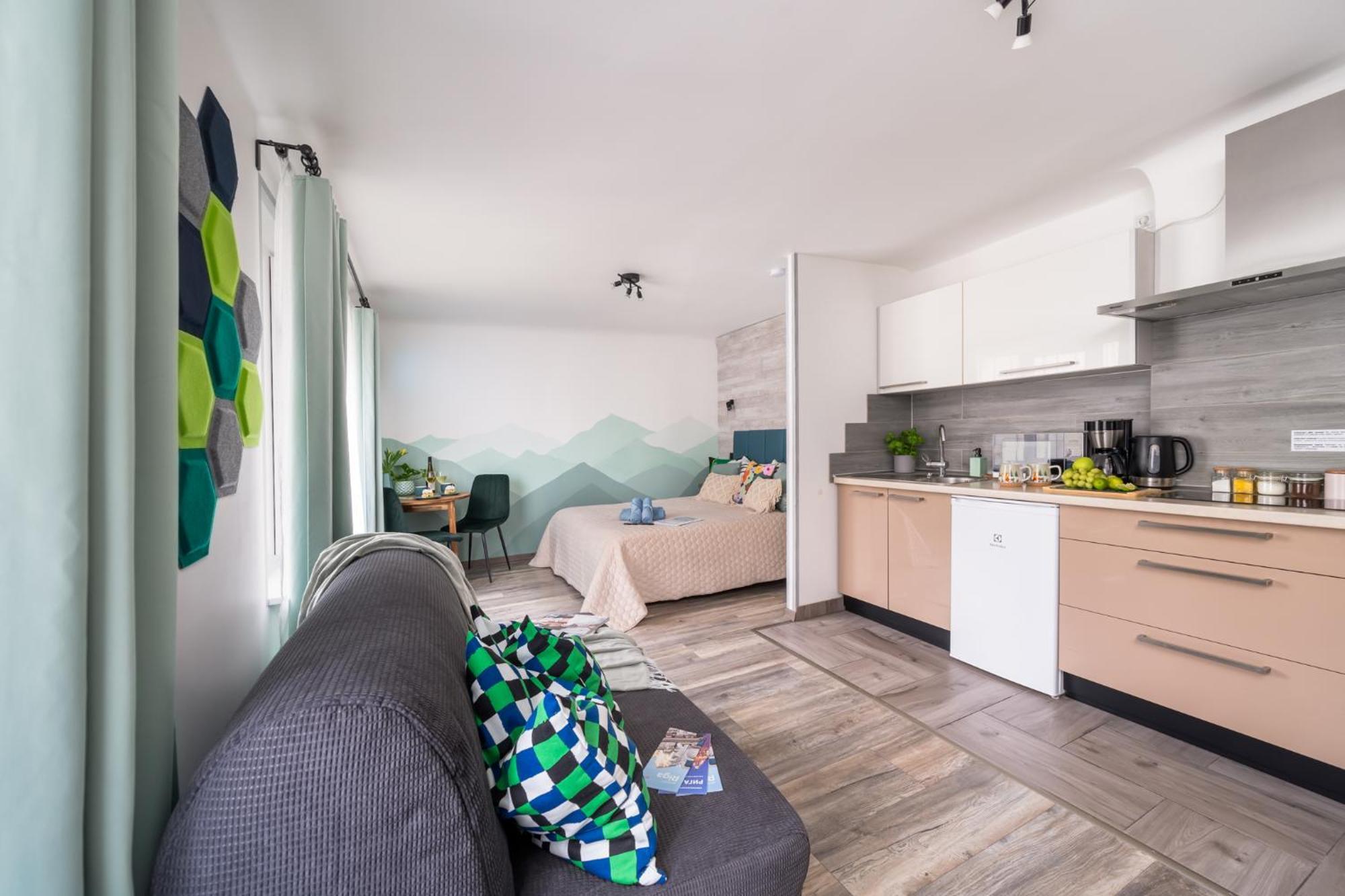 Green Garden & Private Parking Apartments With Playground Riga Eksteriør bilde